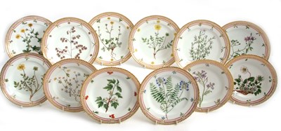 Lot 49 - A quantity of Royal Copenhagen Flora Danica...
