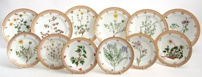 Lot 49 - A quantity of Royal Copenhagen Flora Danica...