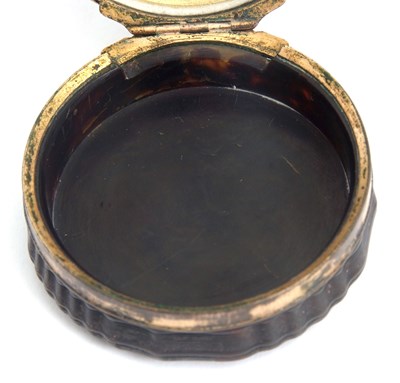Lot 51 - A small Chinese trinket box with tortoiseshell...