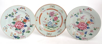 Lot 52 - A pair of 18th Century Chinese porcelain...