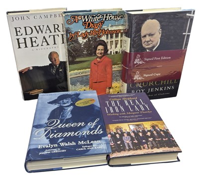 Lot 460 - INSCRIBED US AND UK POLITICS: 5 Titles: LADY...