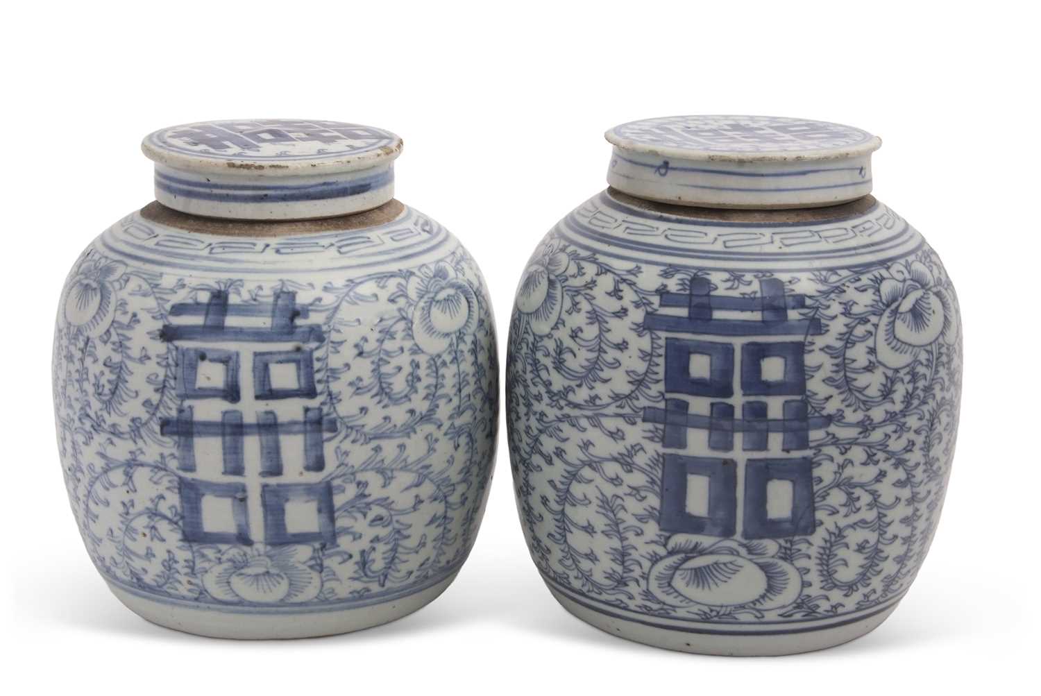 Lot 54 - A pair of 19th Century Chinese porcelain...
