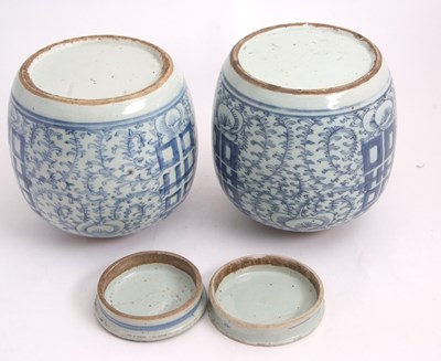 Lot 54 - A pair of 19th Century Chinese porcelain...