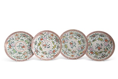 Lot 56 - A group of four Samson Chinese style plates...