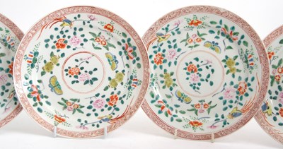 Lot 56 - A group of four Samson Chinese style plates...