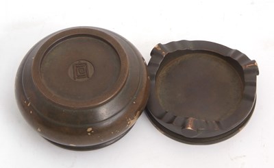 Lot 61 - A Chinese bronze Censer three section base...
