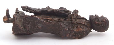 Lot 62 - A Chinese carved root wood figure, possibly...