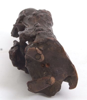 Lot 62 - A Chinese carved root wood figure, possibly...