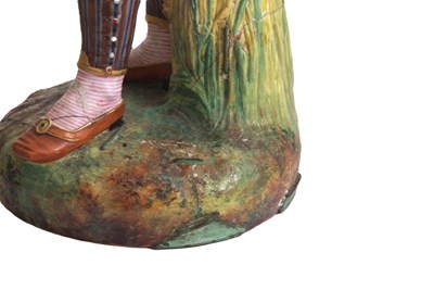 Lot 64 - Two large floor standing French bisque...