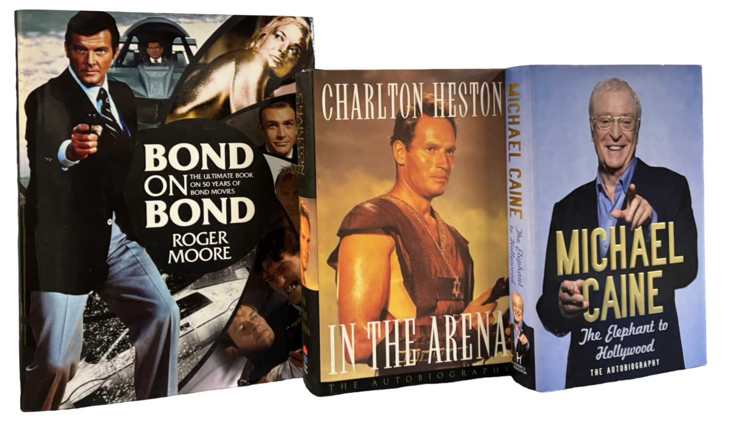 Lot 46 - SIGNED FILM STARS: 3 Titles: MICHAEL CAINE:...