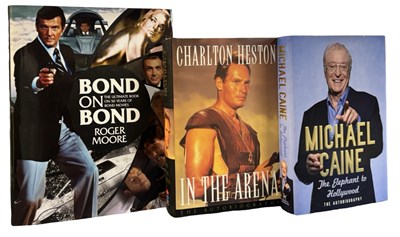 Lot 46 - SIGNED FILM STARS: 3 Titles: MICHAEL CAINE:...