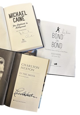 Lot 46 - SIGNED FILM STARS: 3 Titles: MICHAEL CAINE:...