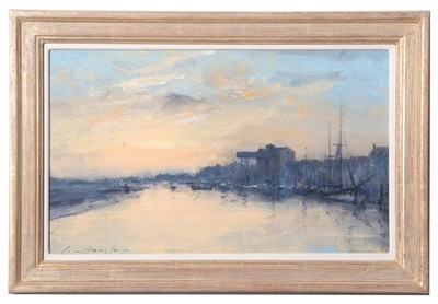 Lot 635 - Ian Houston (British,1934-2021) Wells Quay and...