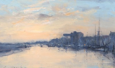 Lot 635 - Ian Houston (British,1934-2021) Wells Quay and...