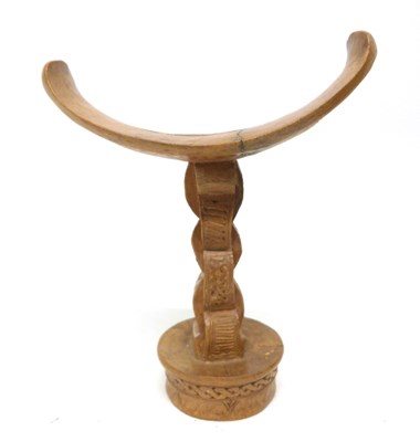 Lot 201 - An African headrest North Kenya or Ethiopa