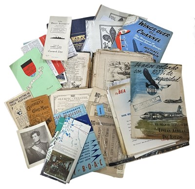 Lot 889 - EPHEMERA AND PRINTS. A large box of Ephemera...