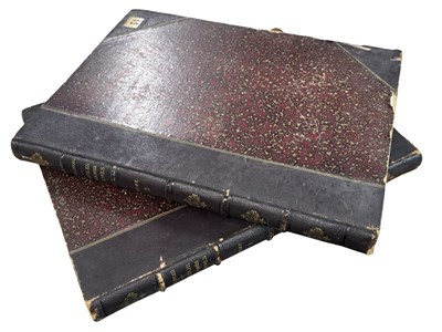 Lot 959 - ARCHITECTURE - FURNISHINGS. 1874 FOLIO’S 2 VOL...
