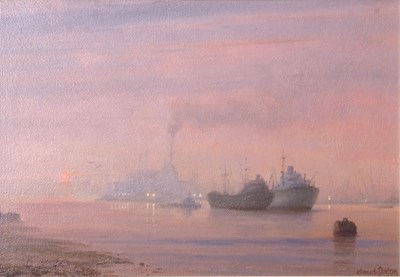 Lot 589 - Kenneth Denton RSMA (1932-2024), "Sundown...