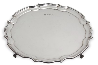 Lot 346 - Elizabeth II Silver Salver having a...