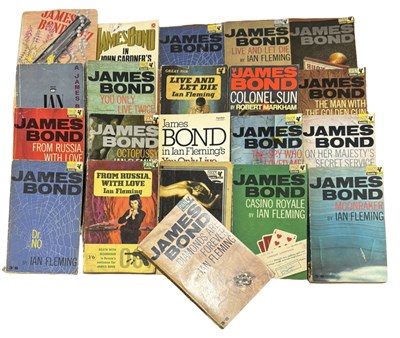 Lot 50 - A collection of various James Bonds novel...