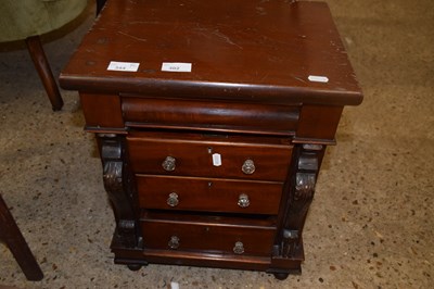 Lot 302 - Victorian apprentice style Scotch chest with...
