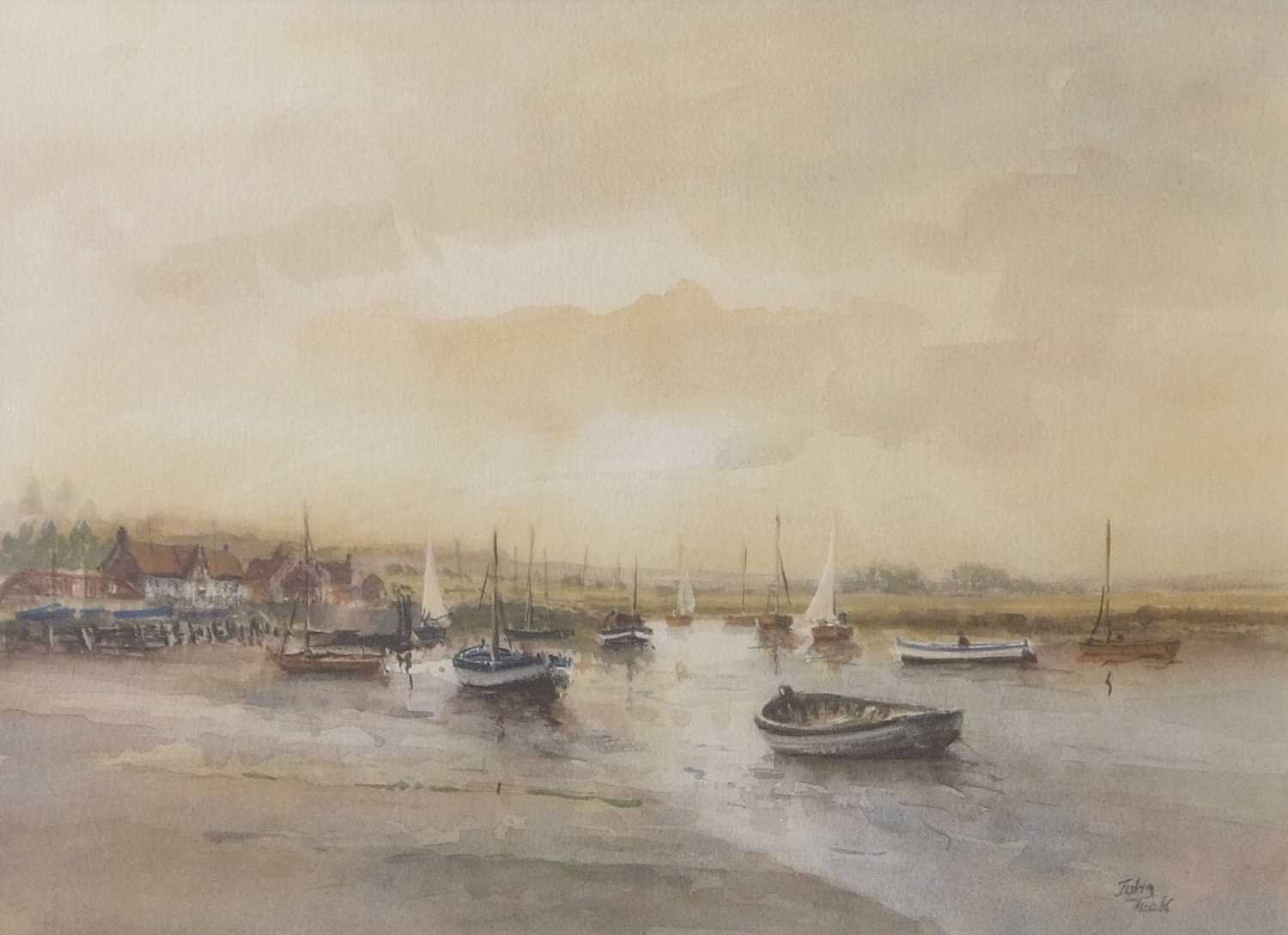 Lot 571 - John Tuck (British, 20th century) "Burnham...