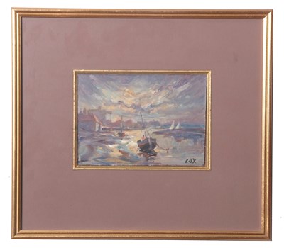 Lot 578 - Jack Cox (1917-2007), Fishing boat at Wells...