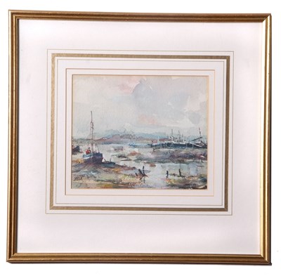 Lot 600 - Jack Cox (1917-2007), North Norfolk Estuary,...