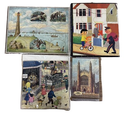 Lot 1148 - ANTIQUARIAN JIGSAW PUZZLES: Four examples, all...