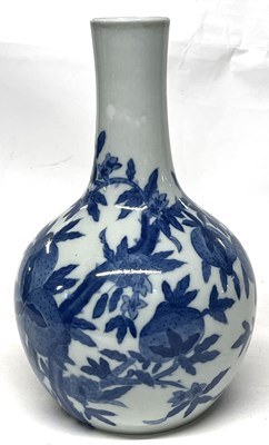 Lot 259 - A Chinese vase of globular form with blue and...