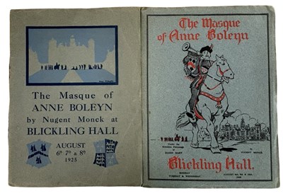 Lot 1074 - NUGENT MONCK: THE MASQUE OF ANNE BOLEYN,...