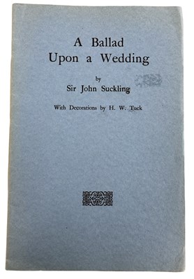 Lot 1217 - SIR JOHN SUCKLING AND H W TUCK [Illus]: A...