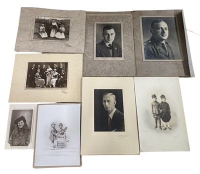 Lot 1075 - 1920s - 1930s STUDIO PORTRAITS: A collection...