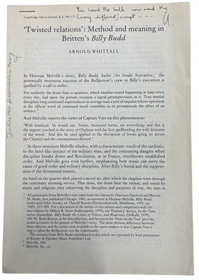 Lot 953 - ARNOLD WHITALL: 'TWISTED RELATIONS': METHOD...