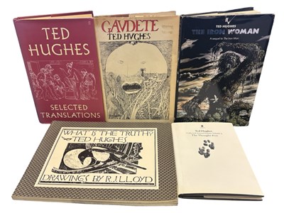 Lot 241 - TED HUGHES: 5 Titles: COLLECTED ANIMAL POEMS:...
