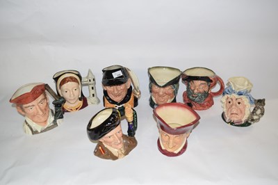 Lot 286 - A collection of large Royal Doulton character...