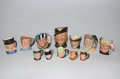 Lot 354 - Collection of Royal Doulton character jugs,...