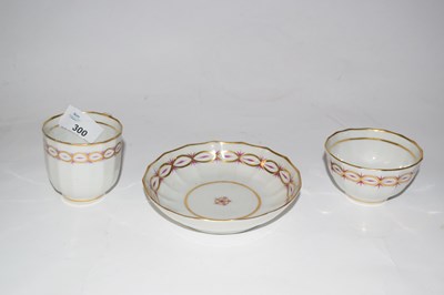 Lot 343 - A late 19th Century porcelain trio