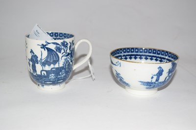 Lot 337 - Caughley cup and tea bowl