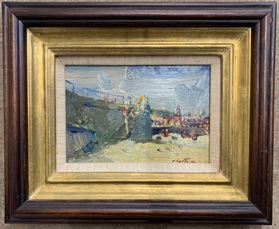 Lot 37 - Geoffrey Chatten (1938-2025), "On the Beach II...