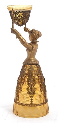 Lot 67 - A 19th Century Bohemian glass bridal or wager...