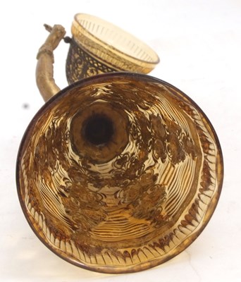 Lot 67 - A 19th Century Bohemian glass bridal or wager...