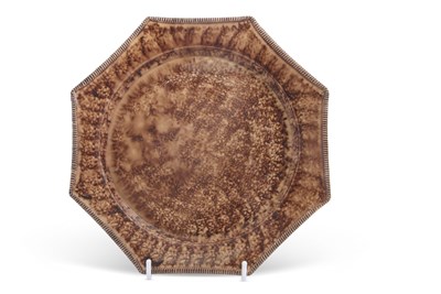 Lot 69 - A Whieldon style octagonal plate with...