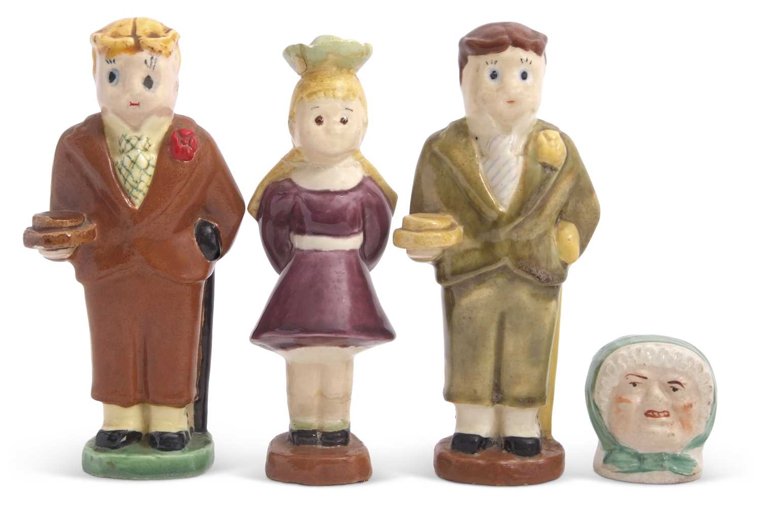 Lot 72 - A late 19th Century child's money box modelled...