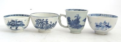 Lot 76 - Group of three 18th Century porcelain tea...