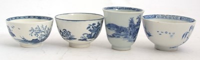 Lot 76 - Group of three 18th Century porcelain tea...