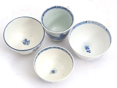 Lot 76 - Group of three 18th Century porcelain tea...