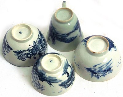 Lot 76 - Group of three 18th Century porcelain tea...