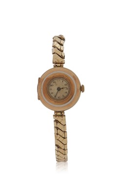 Lot 358 - A 9ct gold cased ladies Rolex stamped 375 on...
