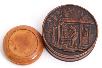 Lot 88 - Mixed Lot: An antique French pressed burr...